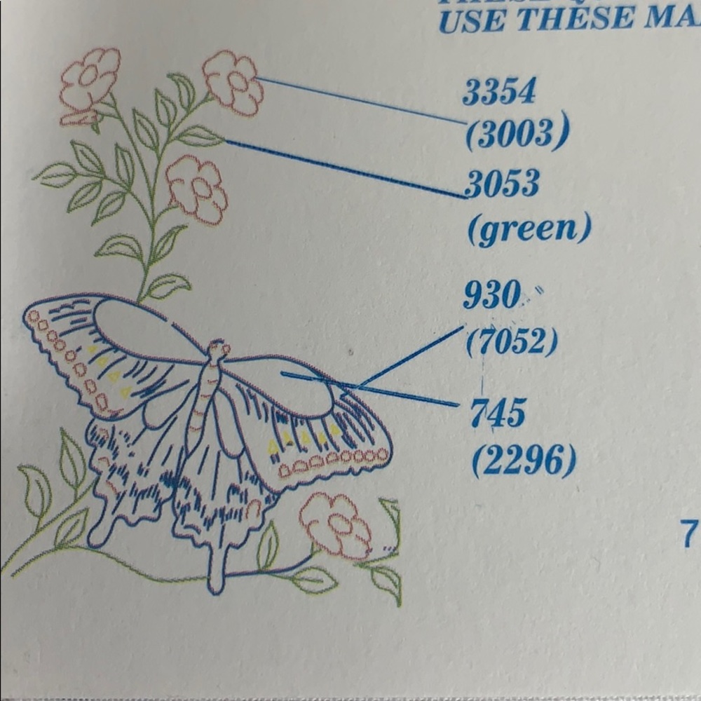Embroidery Quilt Blocks - 18”x18”- Butterflies